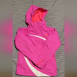 Brand new! Bright pink girls wind breaker/ fleece included.